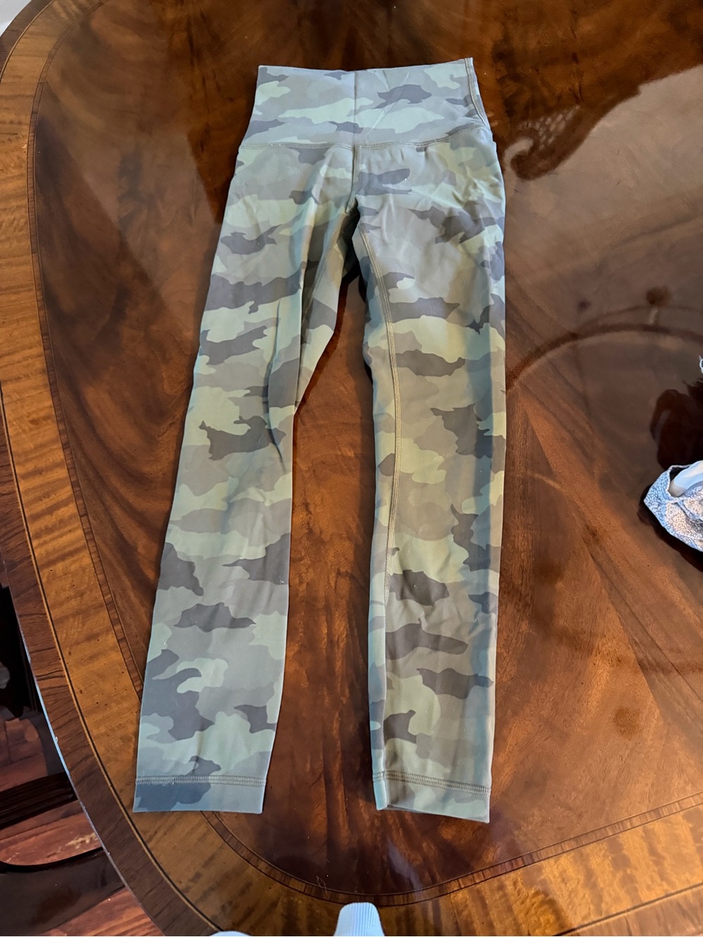 lululemon athletica Camo High-Rise Leggings - Green & Gray